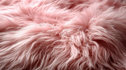Fototapeta premium Soft, fluffy, pink faux fur texture (1)