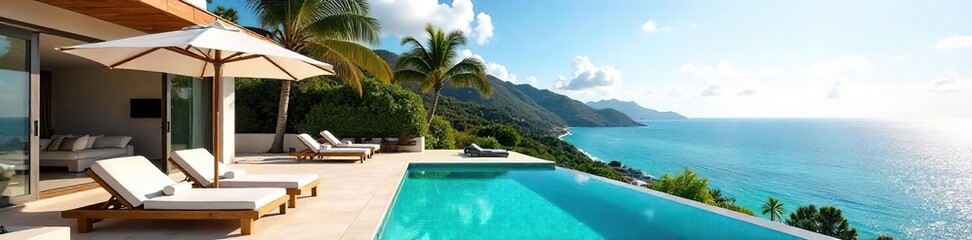 Luxury villa with private pool and stunning ocean views  Perfect for a relaxing getaway or a memorable vacation  Enjoy the ultimate in comfort and privacy , swimming, pool, stunning