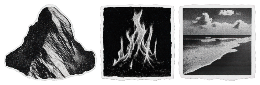 PNG Abstract elements nature art, element set on transparent background