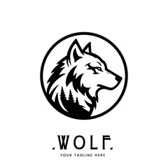 wolf simple logo
