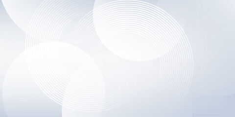 Abstract grey background with dynamic circle lines.