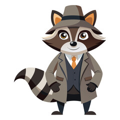 Detective raccoon