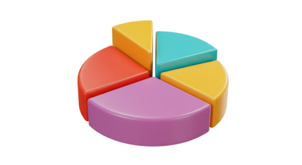 Colorful pie chart diagram