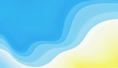Abstract Blue and Yellow Gradient Background