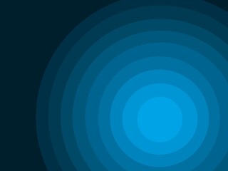 Blue seamless circle pattern, horizontal