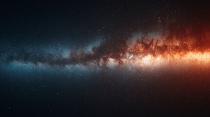 Colorful Nebula in Space