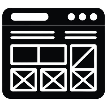 Software Developer element isolated user interface (UI) design on white background