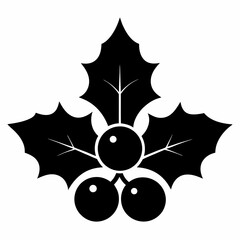 black and white christmas decoration