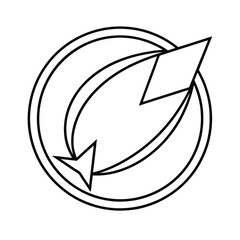 vector illustration of a yacht