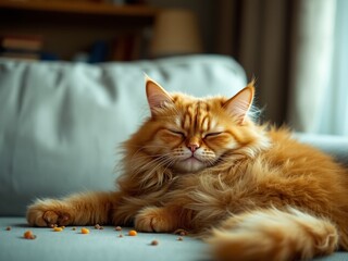 Chubby Cat Nap with Candy Crumbs