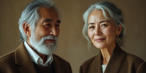 Elderly Couple Logo Inspiration