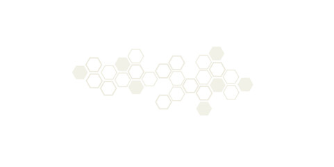 Geometric graphic background gold and white background. Big data complex with compounds.
