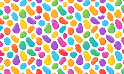 Abstract Bright Candy Shapes Background