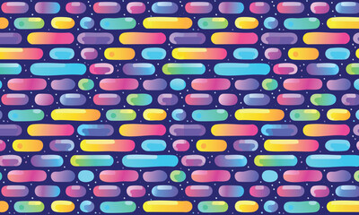 Neon Pop Art Flow: Abstract Background Illustration