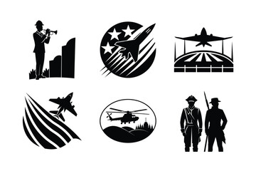 Historic Battlefield Scene with Soldiers Silhouette