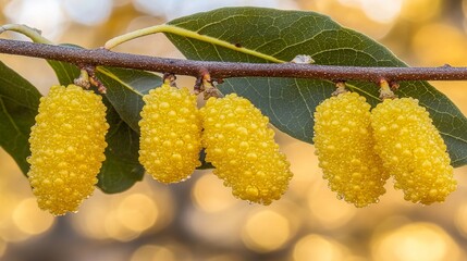 Obraz premium Osmanthus Flowers in Golden Sunlight