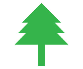 green christmas tree, tree icon, tree icon symbol with transparent background, green tree