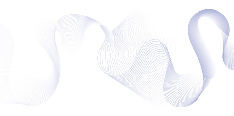 Obraz premium clourfol abstract technology wavy curve lines background.Abstract white and grey geometric smoky blend liens background. Vector illustration.
