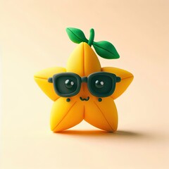 starfruit cartoon caracter