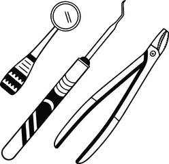 vector illustration of a pen