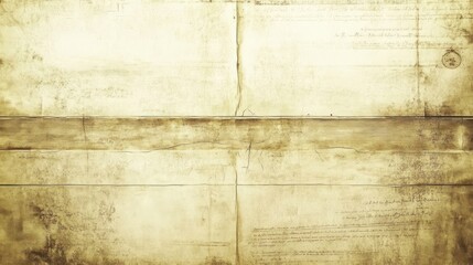 Fototapeta premium Aged paper document with faded ink and a vintage, historical aesthetic.