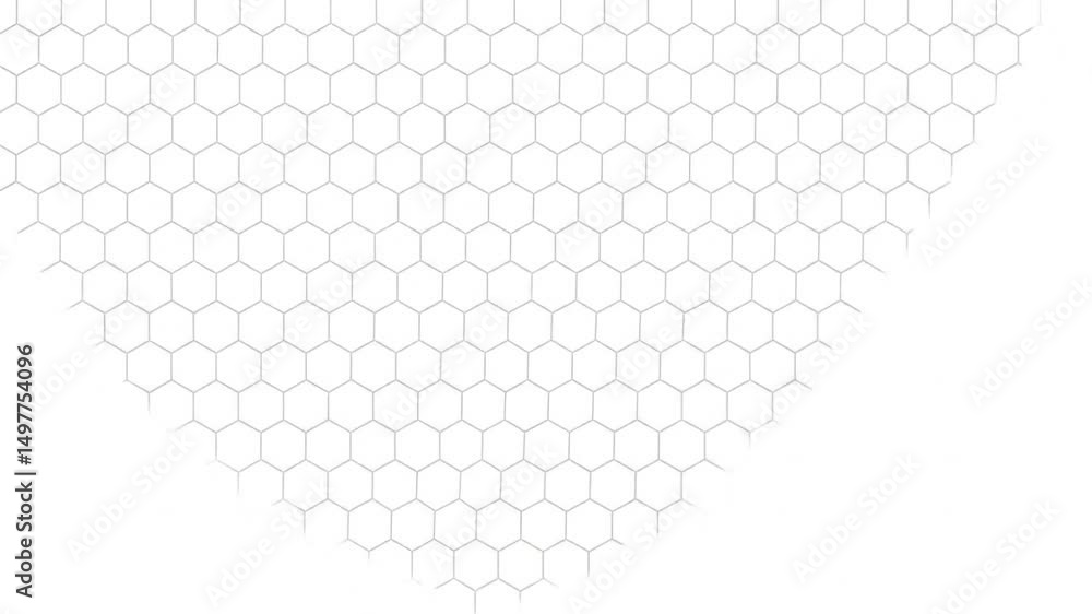 Poster abstract geometric hexagon pattern background