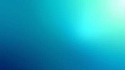 Obraz premium Abstract Teal and Turquoise Gradient Background Smooth Color Transition for Design Projects