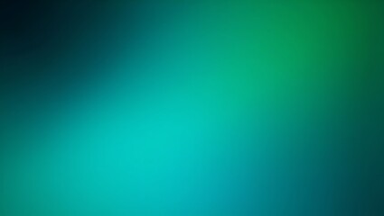 Fototapeta premium Abstract Teal and Green Gradient Background Smooth Color Transition for Design Projects