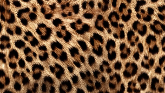 Close-up view of a leopard's fur showcasing beautiful patterns and textures. Ideal for wildlife enthusiasts and nature photography lovers.