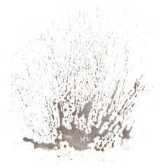 Dirty Mud Splatter –  PNG on Transparent Background