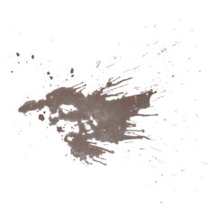 Dirty Mud Splatter Splash – PNG on Transparent Background