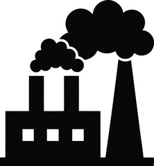 Naklejka premium air pollution vector icon.Air pollution line icon, vector graphics, editable stroke icon, eps .
