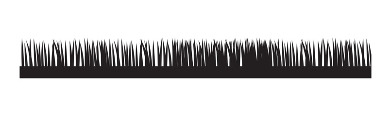 Grass silhouette vector