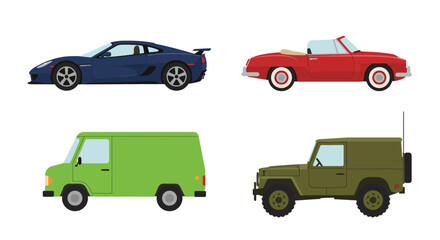 Collection of Various Vehicles
