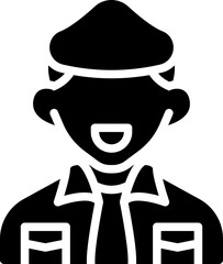 Man fashion model icon