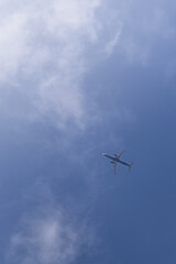 airplane in the sky