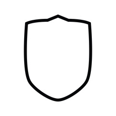Fototapeta premium Shield icon. Illustration of Protect shield security. Badge symbols.