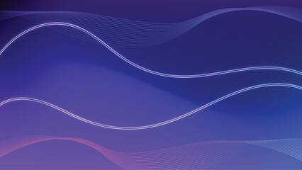 Abstract Wave Pattern: A visually striking abstract design features flowing, undulating lines in shades of blue and purple, evoking a sense of fluidity and movement.