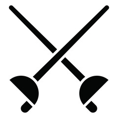 Fencing Sports Icon
