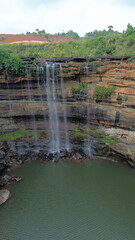 Chhay Proy Waterfall in Cambodia – Remote Jungle Cascade.. in Moat Preah