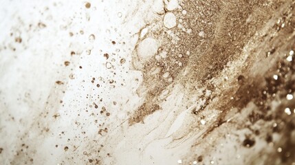 Obraz premium Abstract Gold Silver Ink Texture Marble Swirl Background