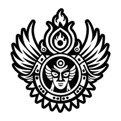 A solid style icon of chantico