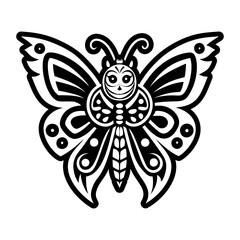 A filled style icon of huehuecoyoti