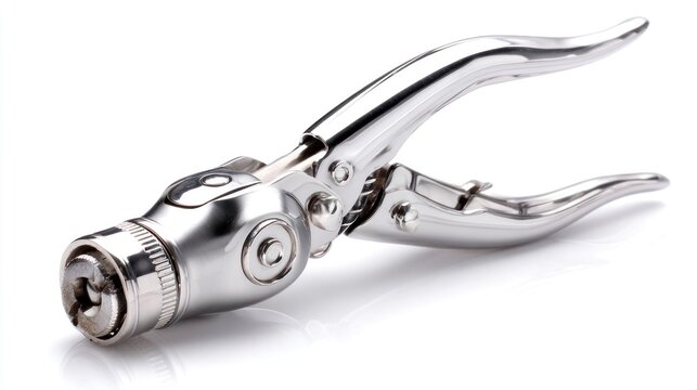 Chrome Plated Handheld Tool for Precision Work in Various Applications and Settings