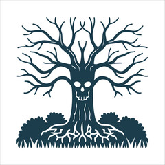 Ancestor Veneration Oak Tree Skull Roots Life Death