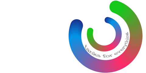 Abstract Color Rainbow Gradient Shapes Set. Vector Graphic with Wavy Lines in Bright Colors. Colorful Fluid Wave Pattern. Squiggly Design Elements.