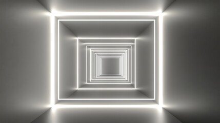 Infinite Neon Corridor.