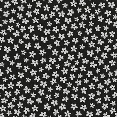 Vector illustration of a seamless black and white floral pattern for Wedding, anniversary, birthday, parties and wrapping papers