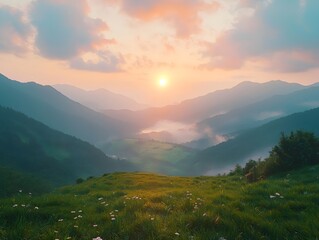 Natural landscapes in high-definition photography