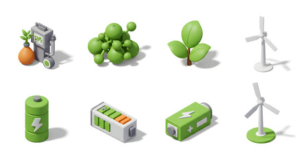 Visuals of Sustainable Energy and Green Technology for Eco-Friendly Future